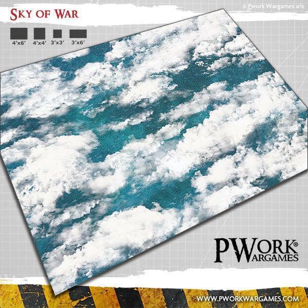 PWORK Wargames - Sky of War - Wargames Terrain Mat - Gap Games