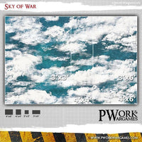 PWORK Wargames - Sky of War - Wargames Terrain Mat - Gap Games