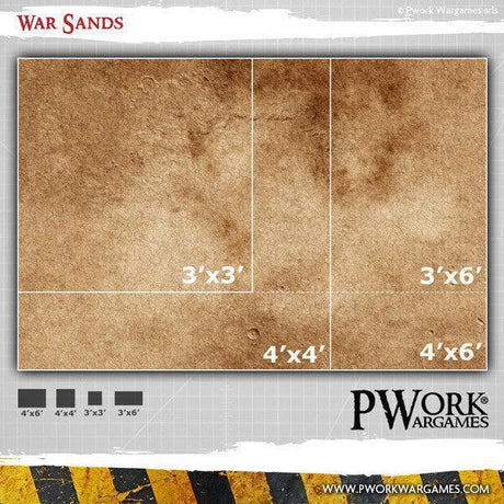 PWORK Wargames - War Sands - Wargames Terrain Mat - Gap Games