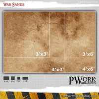 PWORK Wargames - War Sands - Wargames Terrain Mat - Gap Games
