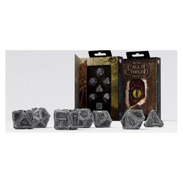 Q Workshop Metal Call Of Cthulhu Dice Set 7 - Gap Games