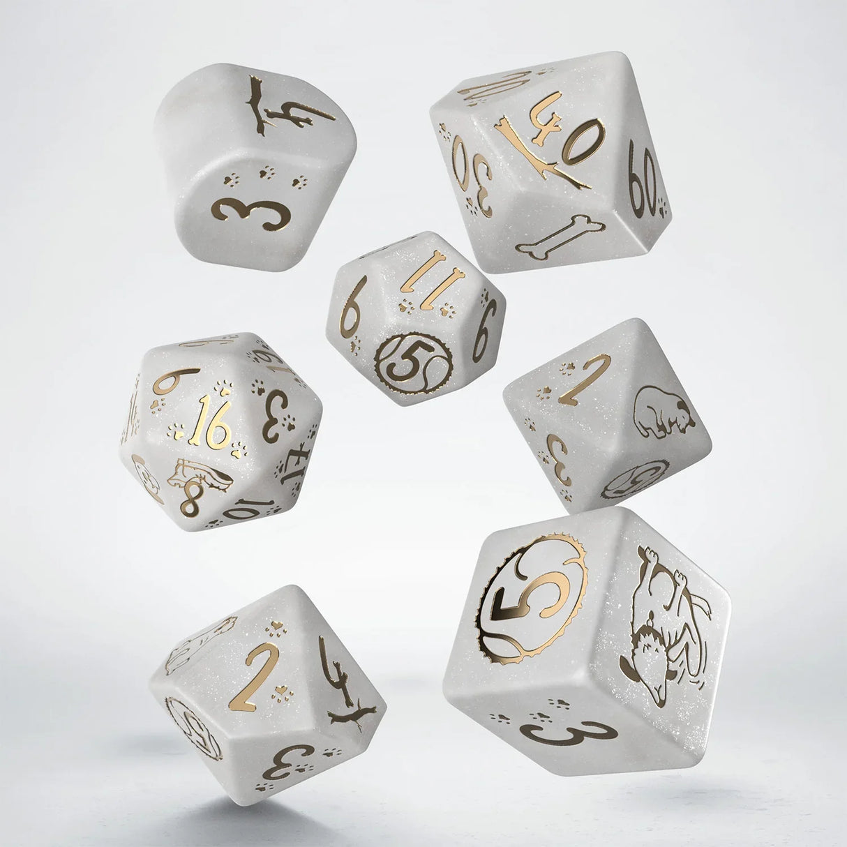 Q Workshop - Dog Dice Set - Charlie Dice Set 7