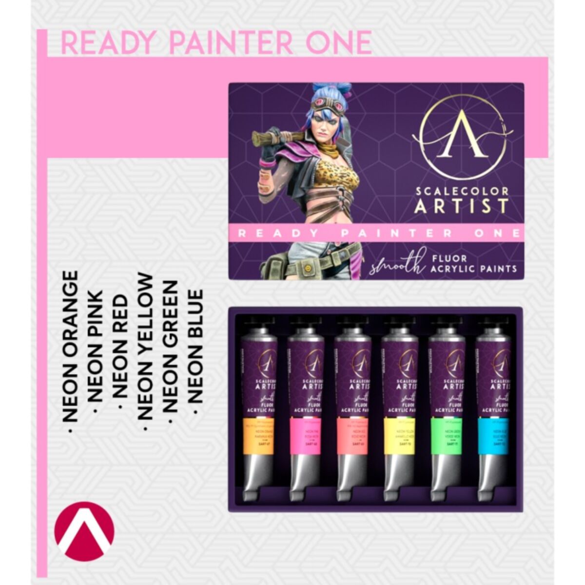 Scale 75 Scalecolor Artist Ready Painter One Paint Set