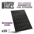 Rectangular Magnetic Sheet SELF-ADHESIVE - 25x50mm - Gap Games
