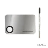 Borciani e Bonazzi - Rectangular Stainless Steel Palette with Spatula Included