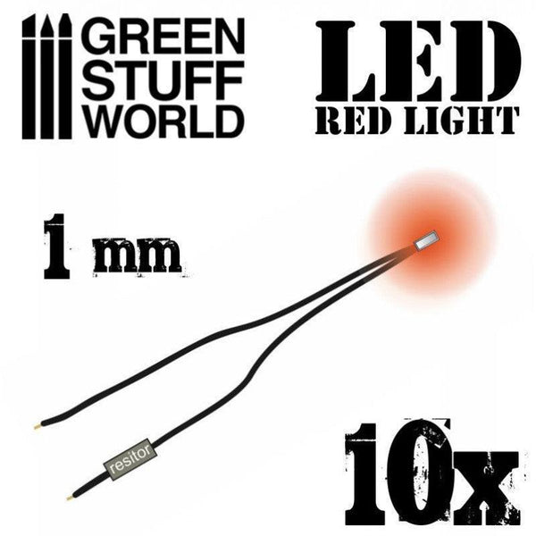 Red LED Lights - 1mm - Gap Games