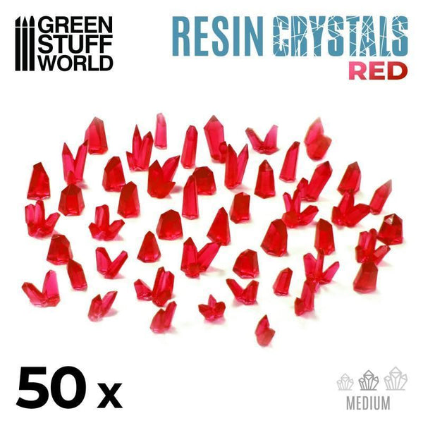 RED Resin Crystals - Medium - Gap Games