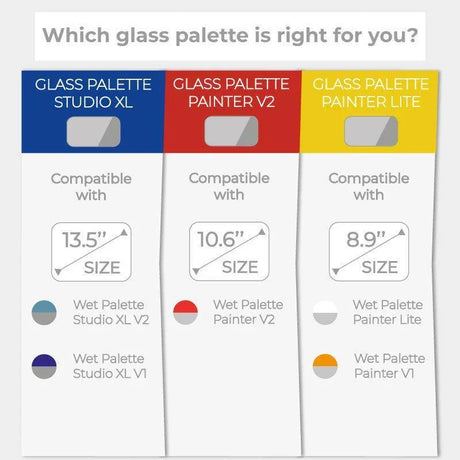 Redgrass Glass Palette – Painter Lite - Gap Games