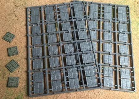Renedra Bases - 20 x 20mm Paved Effect Bases (64) - Gap Games