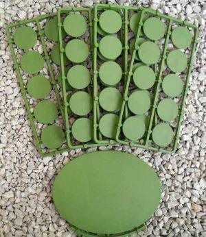 Renedra Bases - 25MM Diameter / Oval Combo (40+1) - Gap Games