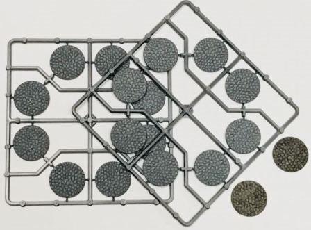 Renedra Bases - 30mm Diameter Cobblestone Bases (16) - Gap Games