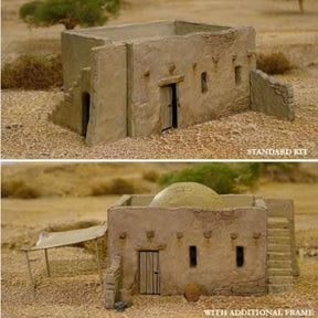 Renedra Terrain - Accessory Pack for Mud Brick House (Plastic) - Gap Games