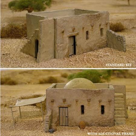 Renedra Terrain - Accessory Pack for Mud Brick House (Plastic) - Gap Games