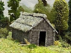 Renedra Terrain - Dark Ages/Medieval Timber Outbuilding (Plastic) - Gap Games