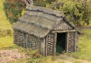 Renedra Terrain - Dark Ages/Medieval Wattle and Timber Outbuilding (Plastic) - Gap Games