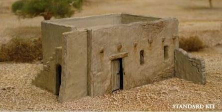 Renedra Terrain - Mud Brick House (Plastic) - Gap Games