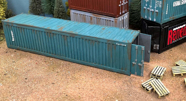 Renedra Terrain - Shipping Container (40FT) & Pallets (Plastic) - Gap Games