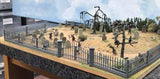 Renedra Terrain - Spear Point Fences and Gates (Plastic) - Gap Games