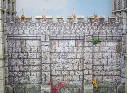 Renedra Terrain - Tower Wall Section (Plastic) - Gap Games