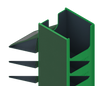 Heavy Play: RFG Deckbox MAX 100 DS - Ranger Green