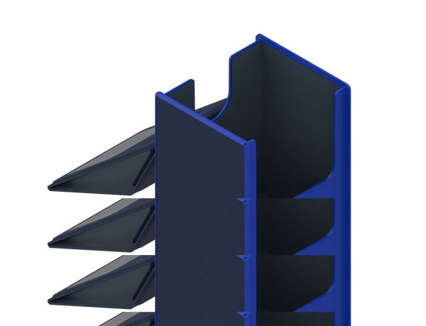 Heavy Play: RFG Deckbox 80 DS - Wizard Blue