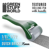 Rolling Pin with Handle - Dutch Bricks 15mm - Gap Games