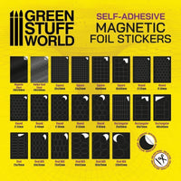 Round Magnetic Sheet SELF-ADHESIVE - 25mm - Gap Games
