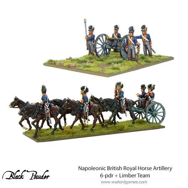 Royal Horse Artillery 6-Pdr And Limber Team - Gap Games