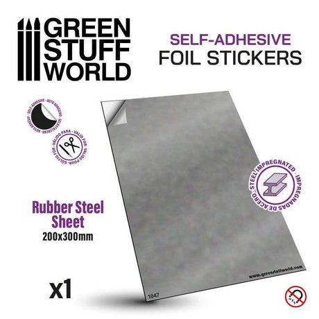 Rubber Steel Sheet - Self Adhesive - Gap Games