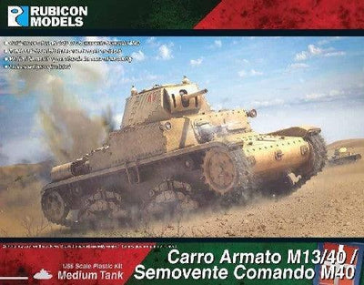Rubicon Models - Carro Armato M13/40 / Semovente Comando M40 - Gap Games