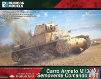 Rubicon Models - Carro Armato M13/40 / Semovente Comando M40 - Gap Games