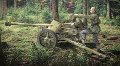 Rubicon Models - German Pak 40 Anti Tank Gun + Crew - Gap Games