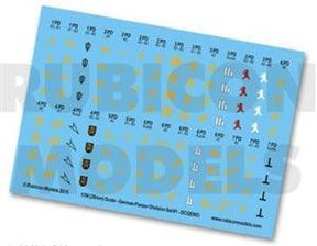Rubicon Models - German Panzer Divisions Decals - Set 1 - Gap Games