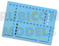 Rubicon Models - German Panzer Divisions Decals - Set 1 - Gap Games