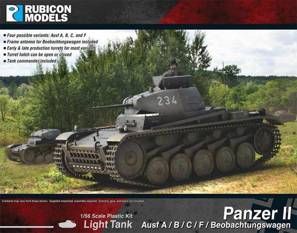 Rubicon Models - German Panzer II A/B/C/F - Gap Games