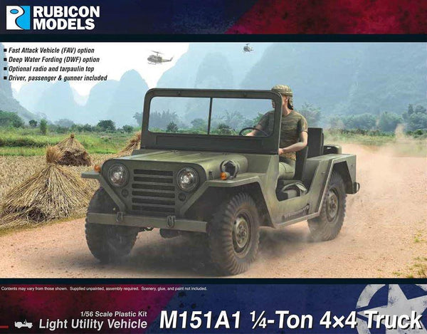 Rubicon Models - M151A1C 1/4-Ton 4x4 Truck - Gap Games