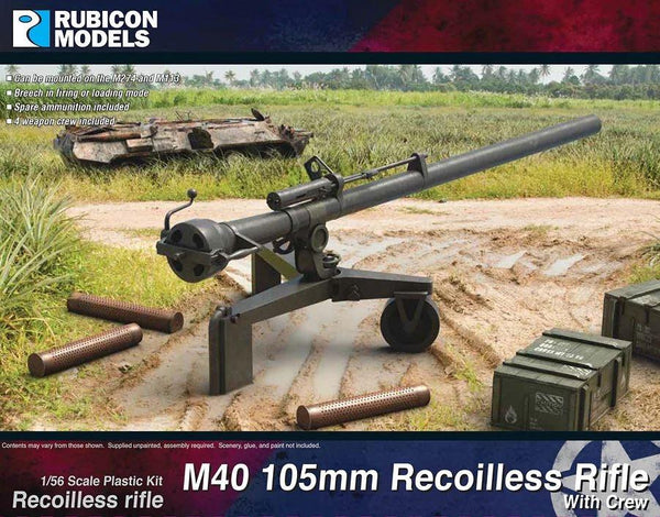 Rubicon Models - M40 105mm Recoilless Rifle - Gap Games