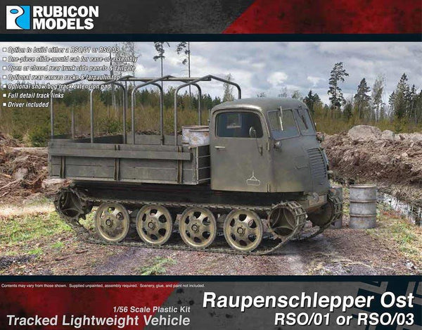 Rubicon Models - Raupenschlepper Ost RSO01 or RSO03 Tracked Vehicle - Gap Games