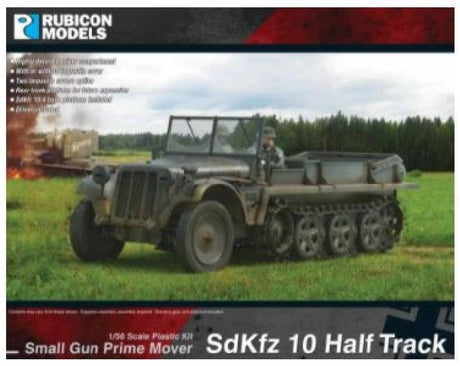 Rubicon Models - SdKfz 10 Halftrack Small Gun Prime Mover - Gap Games