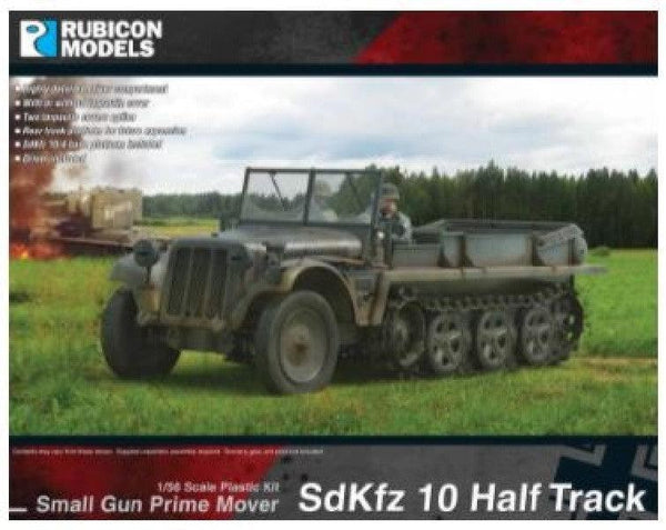Rubicon Models - SdKfz 10 Halftrack Small Gun Prime Mover - Gap Games