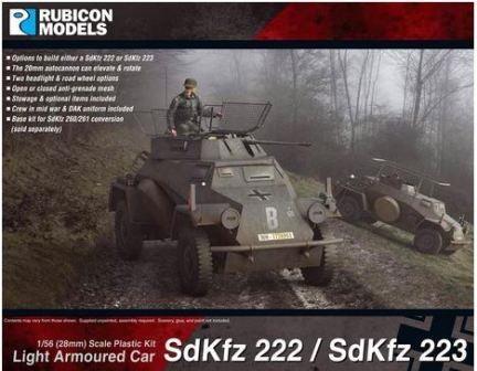 Rubicon Models - SdKfz 222 / SdKfz 223 - Gap Games