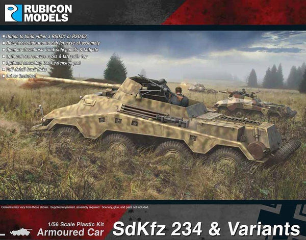Rubicon Models - SdKfz 234 & Variants Armoured Car - Gap Games