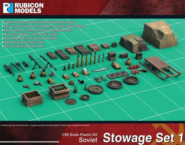 Rubicon Models - Soviet Stowage Set 1 - Gap Games