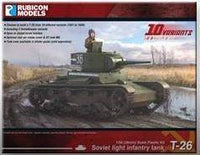 Rubicon Models - Soviet T-26 Light Infantry Tank - Gap Games