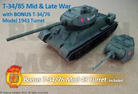 Rubicon Models - T-34/85 - Mid & Late War - Gap Games