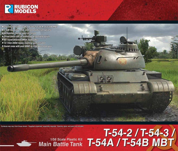 Rubicon Models - T-54-2 / T-54-3 / T-54A / T-54B MBT - Gap Games