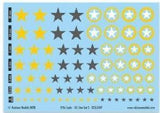 Rubicon Models - US Star Set Yellow & Dark Grey Stars - Gap Games