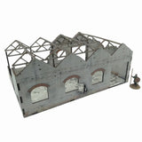 Battlefield Accessories: Ruined Factory - 28mm (TTR) (Brick Windows)