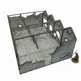 Battlefield Accessories: Ruined Factory - 28mm (TTR) (Brick Windows)