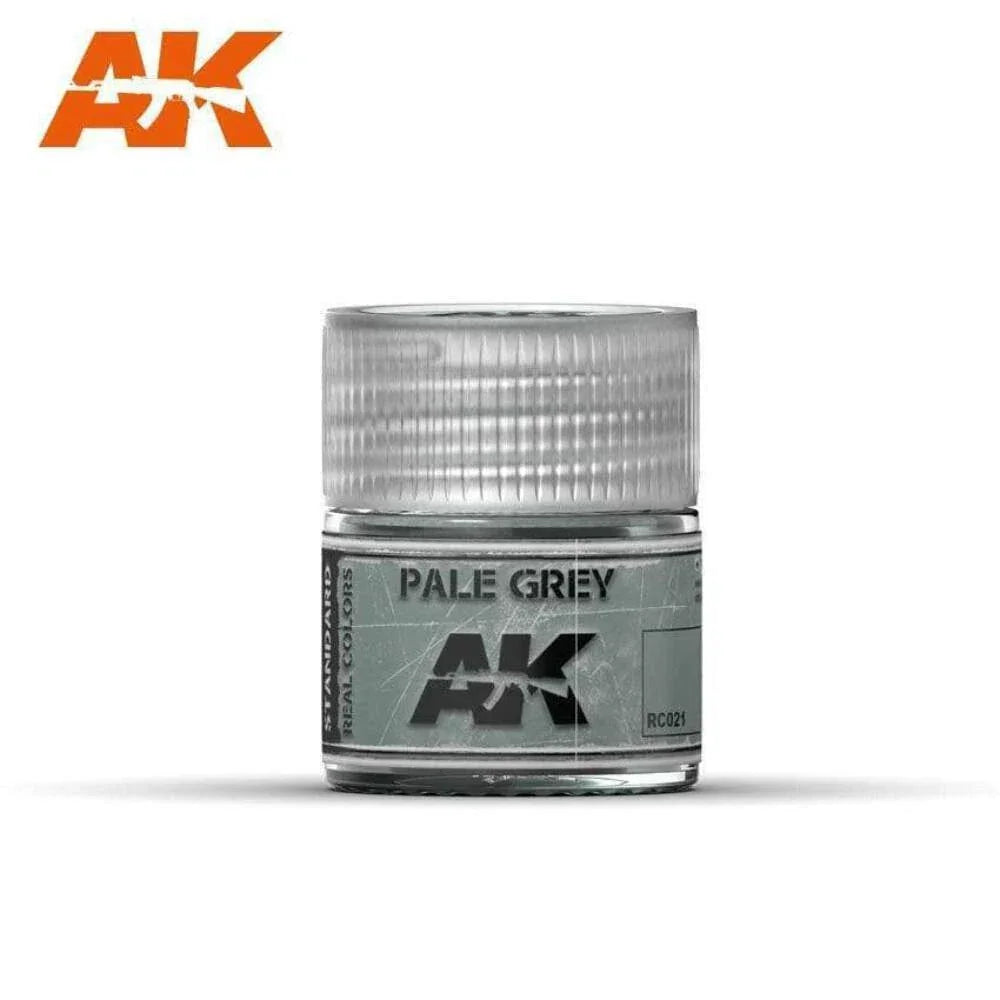 AK Interactive Real Colors - Acrylic Lacquer Paint 10ml bottle - Pale Grey